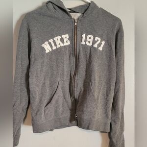 Nike Charcoal Full-Zip Hoodie